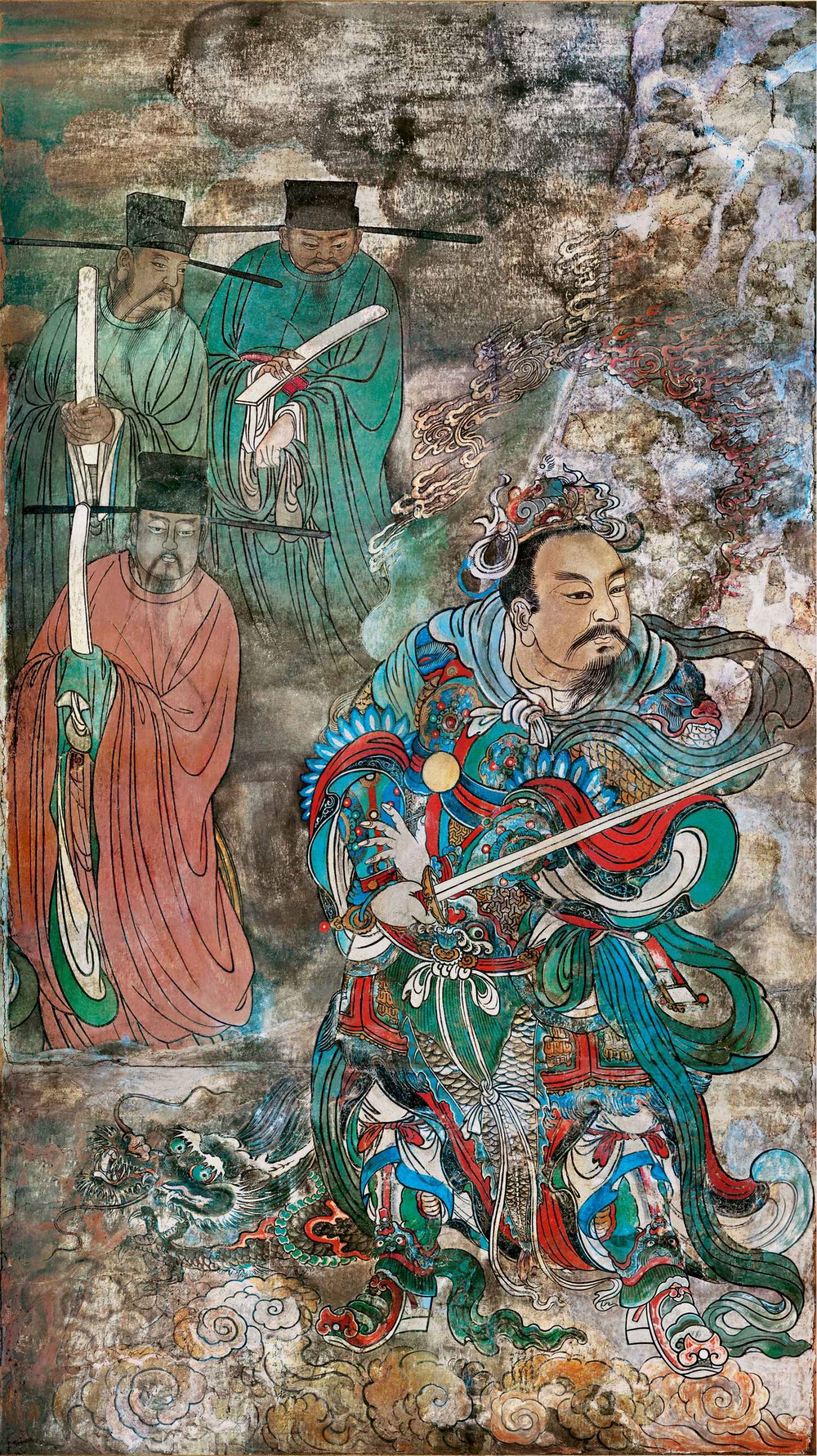 永乐宫壁画《朝元图》第1段压缩版