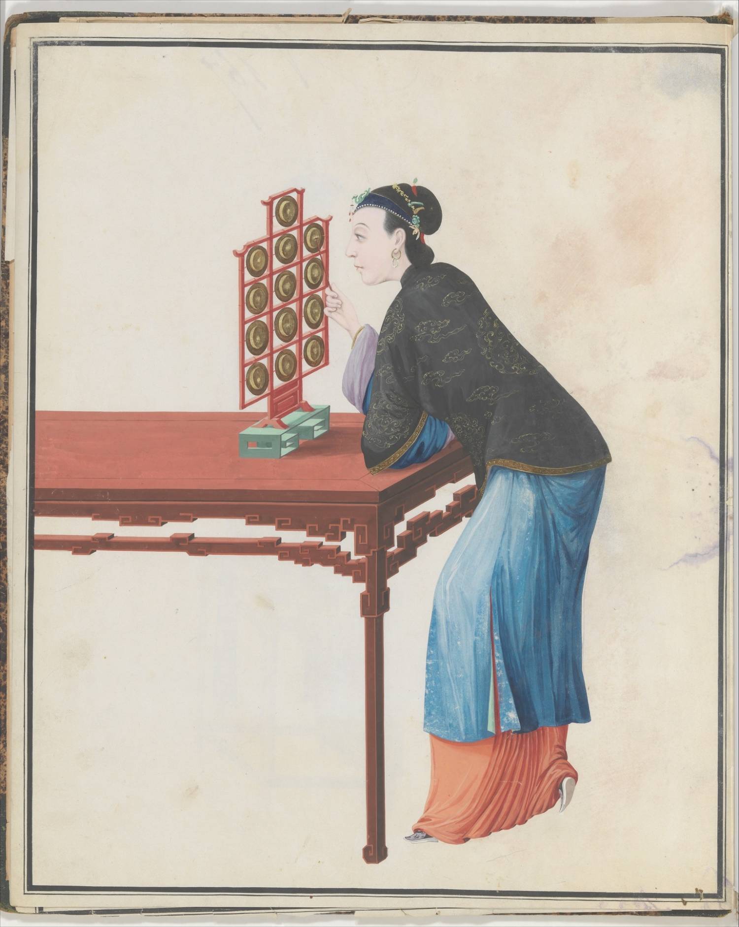 1990.289.14.DP211147.Watercolor of musician playing yunlo